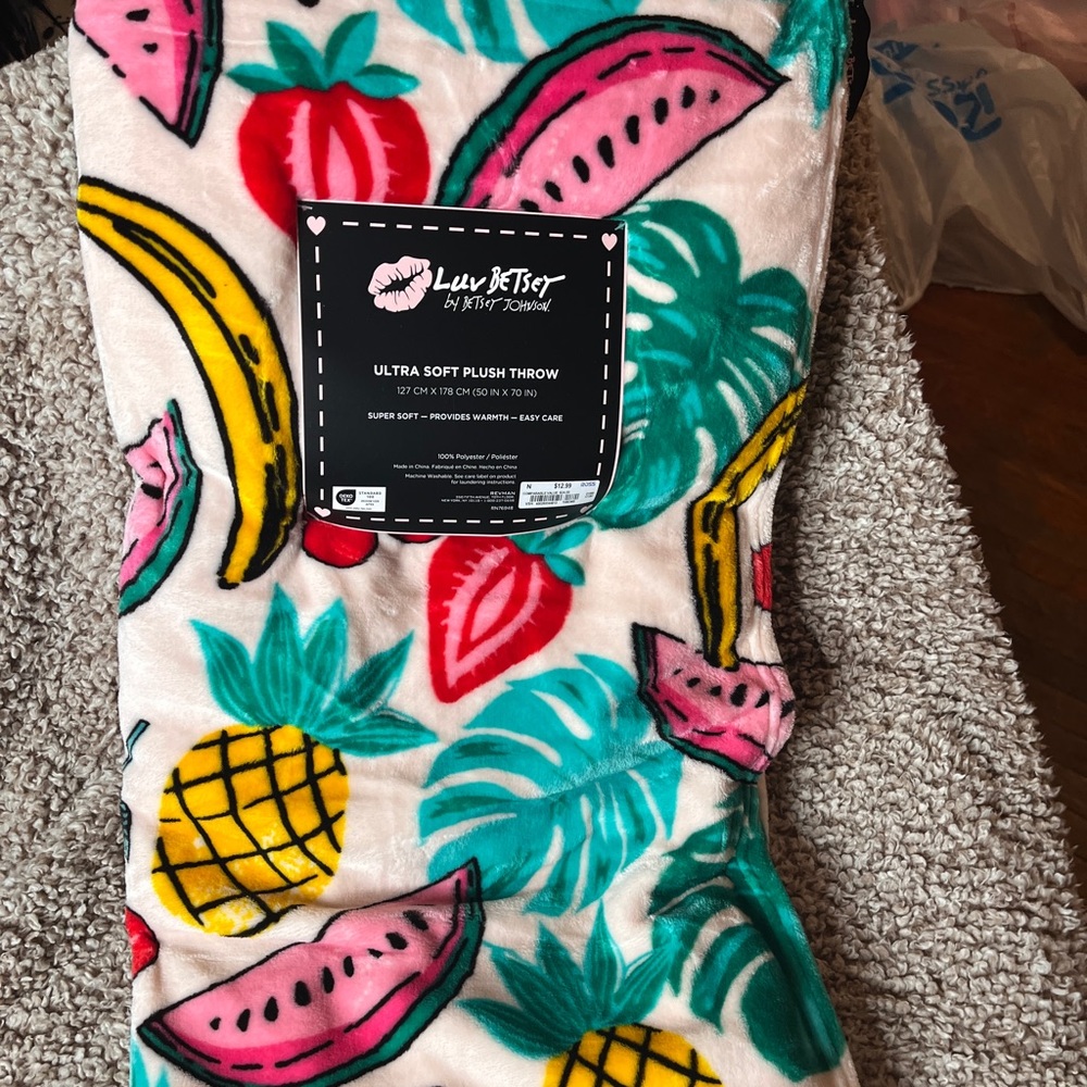 Betsey Johnson blanket